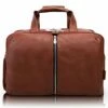 McKleinUSA Avondale, Pebble Grain Calfskin Leather, 22" Leather, Triple Compartment, Carry-All, Travel, Laptop Duffel, Brown (18904) -suitcase shop 41Ak3397ZwL