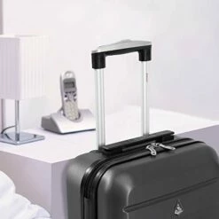 Aerolite 22x14x9” Hard Shell Suitcase Spinner Carry On + Under Seat Holdall 16 Aerolite 22x14x9” Hard Shell Suitcase Spinner Carry On + Under Seat Holdall -suitcase shop 41BmlnvauML