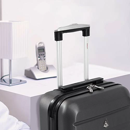 Aerolite 22x14x9” Hard Shell Suitcase Spinner Carry On + Under Seat Holdall 9 Aerolite 22x14x9” Hard Shell Suitcase Spinner Carry On + Under Seat Holdall - Image 7