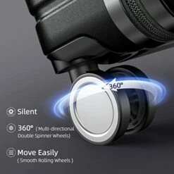 BEOW Expandable Luggage Sets Clearance 3 Piece Hardshell Lightweight PC+ABS Suitcase Spinner Wheels TSA Lock Black -suitcase shop 41Bu16HzA9L