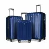 FOCHIER 3 Piece Hardshell Luggage Set, Expandable Hardside Lightweight Fashion PC+ABS Suitcase With Spinner Wheels & TSA Lock (20/24/28), Blue -suitcase shop 41CXBNkuF3S