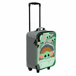 Bioworld Star Wars The Child Grogu The Mandalorian Kids' Rolling Luggage -suitcase shop 41CcRbZ KPL
