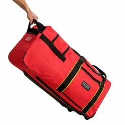 Rolling Firefighter Gear Bag Fireman Equipment Duffel With Wheels Paramedic Wheeled Travel Bags Helmet Pocket -suitcase shop 41CxXrkV38L
