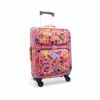 Bixbee Kids Luggage, Kids Luggage With Wheels For Girls & Boys With Telescoping Pullout Handle, Strap And Pockets- Lightweight Kids Suitcase & Carry On Bag For Airport, Travel, Overnight In Pink -suitcase shop 41DNhSBPg0S