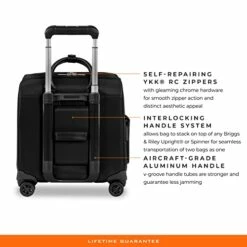 Briggs & Riley Rhapsody Softside Underseat Carry On Cabin Spinner, Black, Wide 16-Inch 31 Briggs & Riley Rhapsody Softside Underseat Carry On Cabin Spinner, Black, Wide 16-Inch -suitcase shop 41DoPvO9oUL