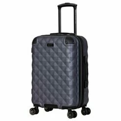 Kenneth Cole Reaction Diamond Tower Luggage Collection Lightweight Hardside Expandable 8-Wheel Spinner Travel Suitcase, Smokey Purple, 20-Inch Carry On -suitcase shop 41DvheAfmtL