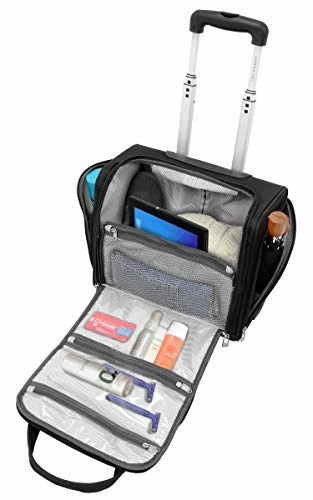 London Fog Cranford 15" Under The Seat Bag, Black 4 London Fog Cranford 15" Under The Seat Bag, Black - Image 2