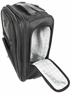 Ful Crosby Carry-on Luggage, Narrow Profile For Underseat Storage, Black" -suitcase shop 41EDw25qs6L