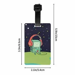 Luggage Tag Adventure Time BMO Suitcase Baggage Label Tag Business Name ID Card Holders Gifts For Women Men Kids Girls Travel Accessories 11 Luggage Tag Adventure Time BMO Suitcase Baggage Label Tag Business Name ID Card Holders Gifts For Women Men Kids Girls Travel Accessories -suitcase shop 41EQWbUNMcS