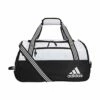 Adidas Womens Squad Duffel Bag White/ Black, One Size -suitcase shop 41Ehy78N87L