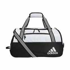 Adidas Womens Squad Duffel Bag White/ Black, One Size