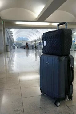 Simplily Co. Carry-on Under The Seat Shoulder Suitcase Luggage Bag (Black) -suitcase shop 41EiaemJ71L