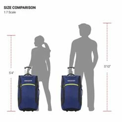 SwissGear Extra Large Lightweight Rolling Duffel, Blue/Green -suitcase shop 41EuS3tLDCL