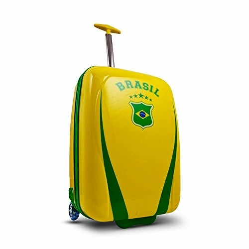 Xcase Nations By Heys Hard Side Lightweight Carry On Luggage 20 Inch (Brazil) 3 Xcase Nations By Heys Hard Side Lightweight Carry On Luggage 20 Inch (Brazil)