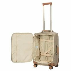 Bric's Brics | 21” Spinner W/Frame Suitcase | Tundra | Lightweight With Softside Exterior | Carry On Size -suitcase shop 41FgRjcx tL