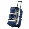 Olympia Luggage 29" 8 Pocket Rolling Duffel Bag, Navy, One Size