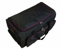 Travolution 23 Inch Garment Rack Duffel With Wheels, Pink -suitcase shop 41GPlZFRxIL