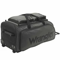 Wrangler Wesley Rolling Duffel Bag, Charcoal Grey, Large 30-Inch 17 Wrangler Wesley Rolling Duffel Bag, Charcoal Grey, Large 30-Inch -suitcase shop 41H372XL6VL