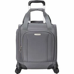 Samsonite Spinner Underseat With USB Port (Pewter)