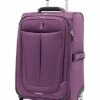 Travelpro Skypro Lightweight Airline Size Carry On Luggage Trolley Suitcase (Orchid Purple, 22" Expandable Rollaboard) -suitcase shop 41I 6QL0yvL