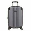 Kenneth Cole Reaction Reverb 20" Carry-On Expandable Luggage Lightweight Hardside 8-Wheel Spinner Travel Suitcase Bag, Smokey Purple, Inch -suitcase shop 41I7Iz9jU5L