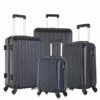4 Piece Luggage Sets With Spinner Wheels Travel Suitcase Hard-shell Lightweight 16" 20" 24" 28" (4 PCS LM Black) 2 4 Piece Luggage Sets With Spinner Wheels Travel Suitcase Hard-shell Lightweight 16" 20" 24" 28" (4 PCS LM Black) -suitcase shop 41JEeBnWbmL