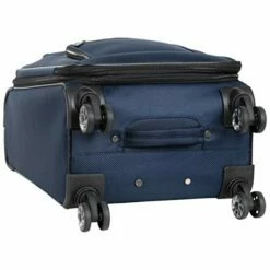 Kenneth Cole Reaction Rugged Roamer Luggage Collection Lightweight Softside Expandable 8-Wheel Spinner Travel Suitcase Bag, Navy, 20-inch Carry-On -suitcase shop 41KbaX8kpFL