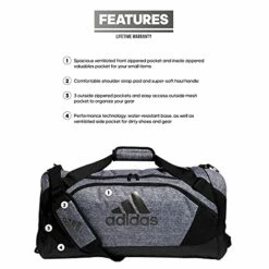 Adidas Team Issue II Medium Duffel Bag, Onix Jersey, ONE SIZE 13 Adidas Team Issue II Medium Duffel Bag, Onix Jersey, ONE SIZE -suitcase shop 41KodDTYxeS