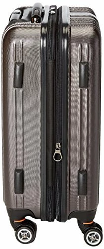 Traveler's Choice Tasmania 100% Pure Polycarbonate Expandable Spinner Luggage, Dark Brown, Carry-on 20-Inch 6 Traveler's Choice Tasmania 100% Pure Polycarbonate Expandable Spinner Luggage, Dark Brown, Carry-on 20-Inch - Image 4