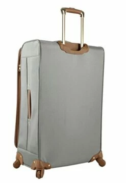 Steve Madden Designer Luggage Collection- 3 Piece Softside Expandable Lightweight Spinner Suitcases- Travel Set Includes Under Seat Bag, 20-Inch Carry On & 28-Inch Checked Suitcase (Harlo Gray) -suitcase shop 41LsOxOpmuL 30240ee6 b470 4521 8f6d 78f57d91311b