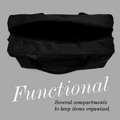 Lipault - City Plume Duffel Bag - Top Handle Shoulder Overnight Travel Weekender Luggage For Women - Black -suitcase shop 41M Nkn2VlL