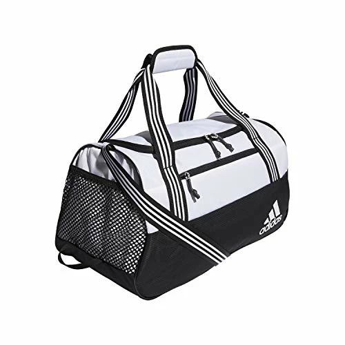 Adidas Womens Squad Duffel Bag White/ Black, One Size 9 Adidas Womens Squad Duffel Bag White/ Black, One Size - Image 7
