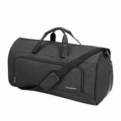 Carry On Garment Bag, 60L Large Travel Duffel Bag With Shoes Compartment Convertible Suit Travel Bag Weekender Bag For Men Women