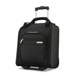 Samsonite Advena 4-Piece Set (Underseater, 20", 25", 29" Spinners) (Black) -suitcase shop 41NG4y1hZ 2BL