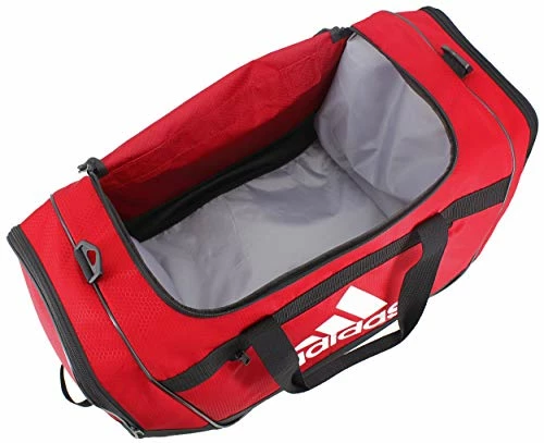 Adidas Unisex Defender III Medium Duffel Bag, Red/Black/White, Medium 8 Adidas Unisex Defender III Medium Duffel Bag, Red/Black/White, Medium - Image 6