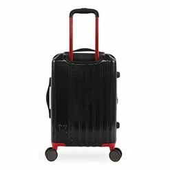 Hurley Swiper Hardside Spinner Carry On Luggage 21", Black/Red -suitcase shop 41PjYJTMY4S