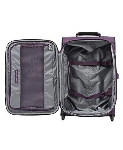 Travelpro Skypro Lightweight Airline Size Carry On Luggage Trolley Suitcase (Orchid Purple, 22" Expandable Rollaboard) 6 Travelpro Skypro Lightweight Airline Size Carry On Luggage Trolley Suitcase (Orchid Purple, 22" Expandable Rollaboard) - Image 4