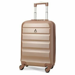 Large Capacity Maximum Allowance 22x14x9 Airline Approved By Delta United Southwest & More Carry On Luggage Bag | Rolling Travel Suitcase | Lightweight Small Hard Shell Trolley | 19.3x14x9in Body Size
