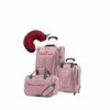 Travelpro Maxlite 5 | 4-PC Set | Soft Tote, Underseater & Int'l Carry-On Rollaboard With Travel Pillow (Dusty Rose) -suitcase shop 41Q 2Bzx9VQTL
