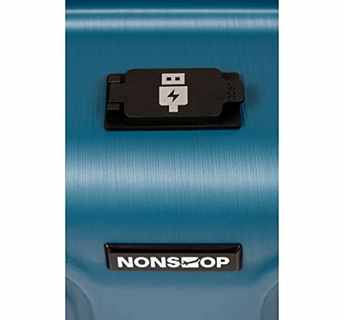 NONSTOP Luggage Expandable Spinner Wheels Hard Side Shell Travel Suitcase Set 3 Piece Lightweight With TSA Lock And Double USB Port, NEW YORK Collection (Teal, 3-Piece Set (20/24/28) W/Power Bank) 5 NONSTOP Luggage Expandable Spinner Wheels Hard Side Shell Travel Suitcase Set 3 Piece Lightweight With TSA Lock And Double USB Port, NEW YORK Collection (Teal, 3-Piece Set (20/24/28) W/Power Bank) - Image 3
