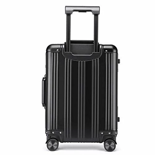 JBAG-one 100% Aluminum-Magnesium Alloy Rolling Luggage Spinner Men Business Suitcase Wheels 20 Inch Cabin Trolley Travel Bag,Black 9 JBAG-one 100% Aluminum-Magnesium Alloy Rolling Luggage Spinner Men Business Suitcase Wheels 20 Inch Cabin Trolley Travel Bag,Black - Image 7