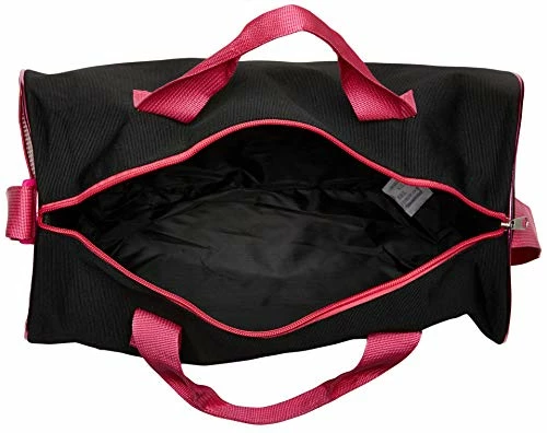 Dance Duffel Bag With Multicolored Dance Print Fuchsia (Black/Multi) 6 Dance Duffel Bag With Multicolored Dance Print Fuchsia (Black/Multi) - Image 4