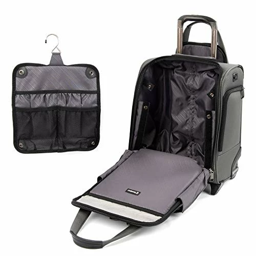 Travelpro Crew Versapack Rolling Underseat Carry-on, Titanium Grey 5 Travelpro Crew Versapack Rolling Underseat Carry-on, Titanium Grey - Image 3