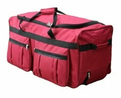 Gothamite 36-inch Rolling Duffle Bag With Wheels | Luggage Bag | Hockey Bag | XL Duffle Bag With Rollers | Heavy Duty 1200D Polyester (Fuchsia) 12 Gothamite 36-inch Rolling Duffle Bag With Wheels | Luggage Bag | Hockey Bag | XL Duffle Bag With Rollers | Heavy Duty 1200D Polyester (Fuchsia) -suitcase shop 41SFInnOArL