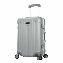 TPRC Seattel Hardside Rolling Carry-On Luggage, Silver, 20-Inch -suitcase shop 41SGLceQ9iL
