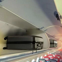 Large Capacity Maximum Allowance 22x14x9 Built-in TSA Airline Approved Delta United Southwest Carry On Luggage Trolley Rolling Suitcase Body Size 19.3x14x9in | Small Hard Shell Underseat Bag 16x10x8in -suitcase shop 41SkZ6Y0 2B7L