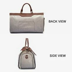 Convertible Garment Bag With Shoulder Strap, Travel Weekender Overnight Carry On Garment Duffel Bag For Women With Shoes Compartment - 2 In 1 Hanging Suitcase Suit Travel Bags -suitcase shop 41TDJWjzFqL