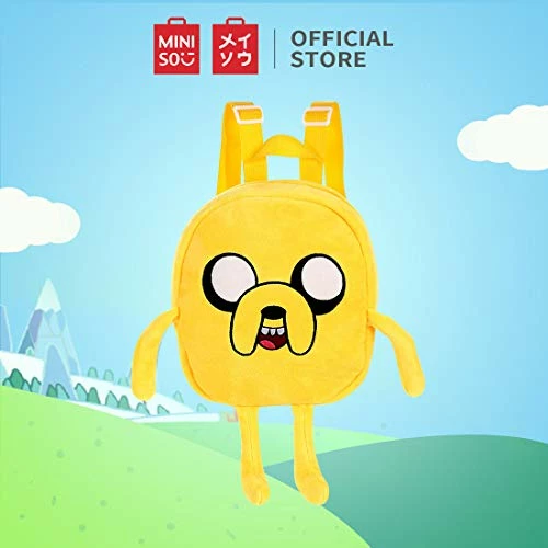 MINISO Adventure Time Backpack Cute Bag For Boy Girls Zipper School Picnic Bag, Yellow Jake 7 MINISO Adventure Time Backpack Cute Bag For Boy Girls Zipper School Picnic Bag, Yellow Jake - Image 5