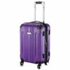 Goplus 20" ABS Carry On Luggage Expandable Hardside Travel Bag Trolley Rolling Suitcase GLOBALWAY (Purple) -suitcase shop 41U6pcKO8AL