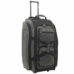 Wrangler Wesley Rolling Duffel Bag, Charcoal Grey, Large 30-Inch 14 Wrangler Wesley Rolling Duffel Bag, Charcoal Grey, Large 30-Inch -suitcase shop 41UX4JrywdL